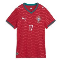 Portugalsko Rafael Leao #17 Domáci Ženy futbalový dres MS 2026 Krátky Rukáv